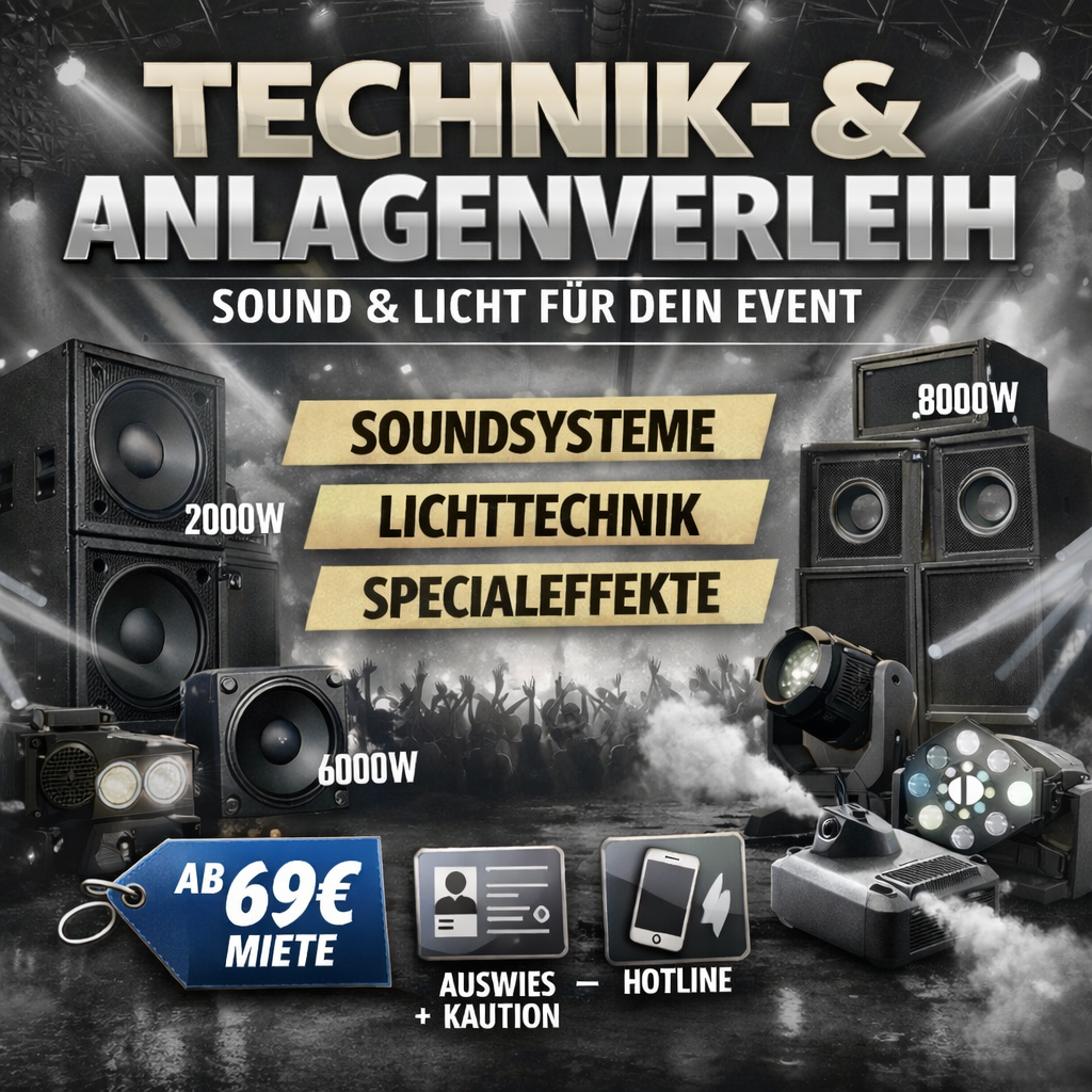 Technik-& Anlagenverleih